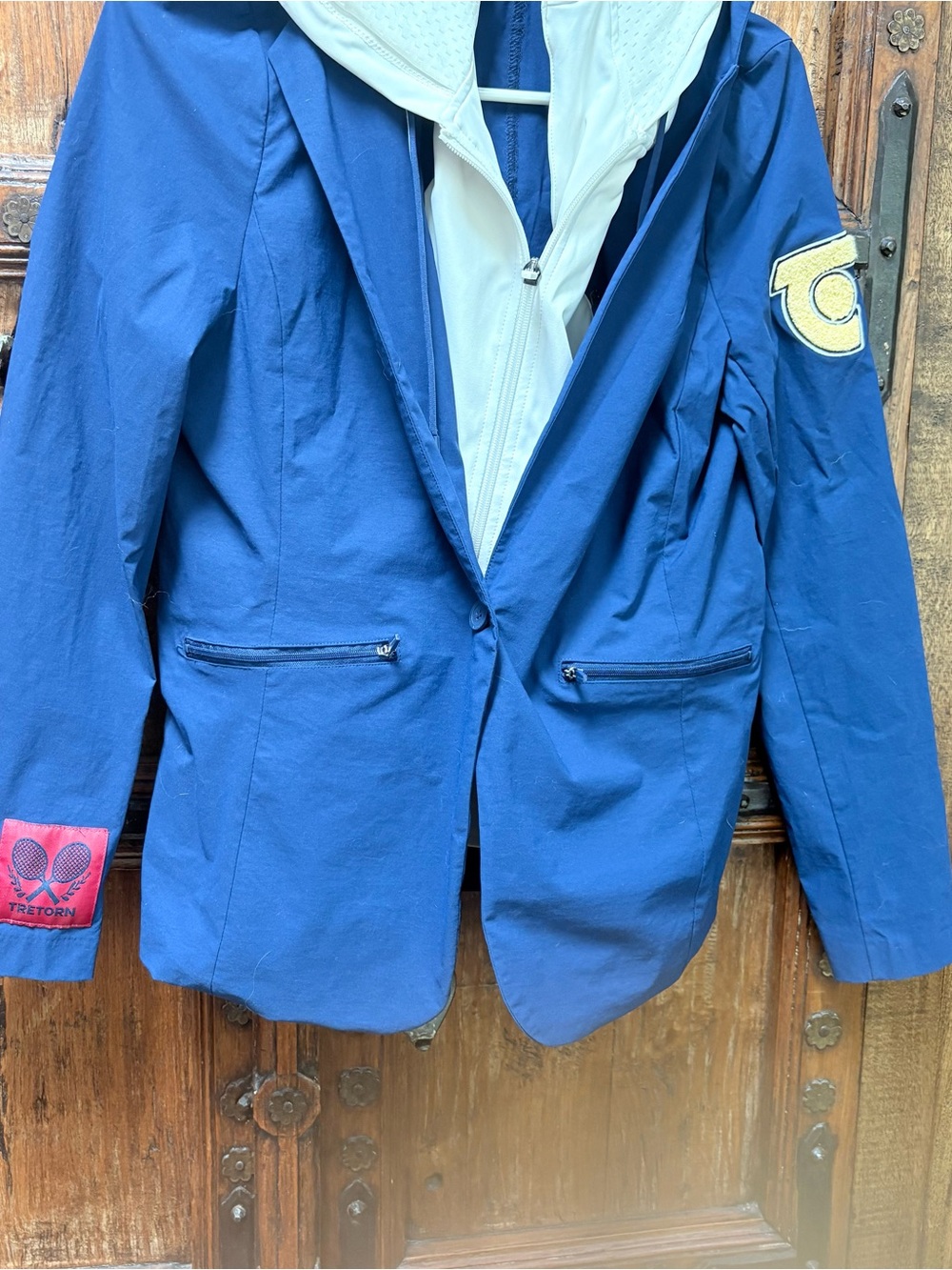 Tretorn x Anthropologie Single-Button
Hoodie Blazer Navy Blue - Size M - Picture 6 of 13
